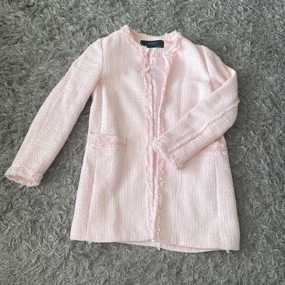 Zara pale pink jacket - Picture 1 of 7